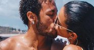 Neymar compartilhou beijo em Bruna Marquezine em seu Instagram Stories - Foto: Reprodução/ Instagram