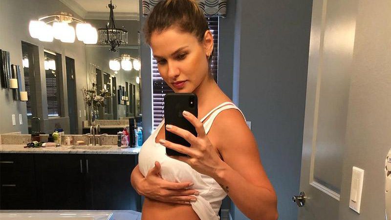 Andressa Suita exibe barriguinha aparente da segunda gravidez - Foto: Reprodução/ Instagram