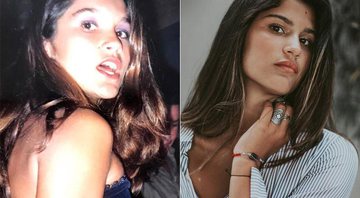 Flávia Alessandra aos 15 anos, na época da novela Top Model, e a filha mais velha, Giulia Costa, aos 18 anos - Foto: Reprodução/ Instagram