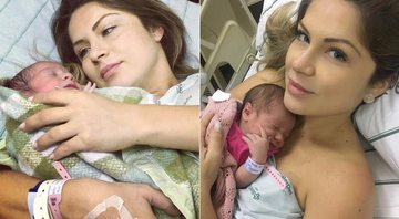 Renata Dávila posa com a filha recém-nascida - Foto: Reprodução/ Instagram