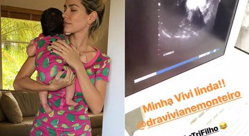 Adriana Sant’anna já é mãe de Rodrigo, de 2 anos, e de Linda, de um mês e meio - Foto: Reprodução/ Instagram