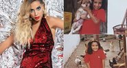 Anitta atualmente, às vésperas de completar 25 anos, e em fotos da infância - Foto: Reprodução/ Instagram