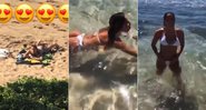 Thiago Magalhães mostra Anitta curtindo o mar do Havaí - Foto: Reprodução/ Instagram