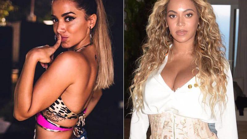 Anitta foi comparada a Beyoncé pela revista M, do jornal francês Le Monde - Foto: Reprodução/ Instagram/ Montagem CENAPOP
