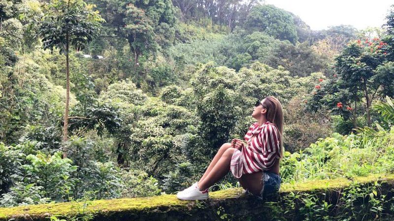 Anitta em foto tirada pelo marido, Thiago Magalhães, durante a viagem do casal ao Havaí - Foto: Reprodução/ Instagram