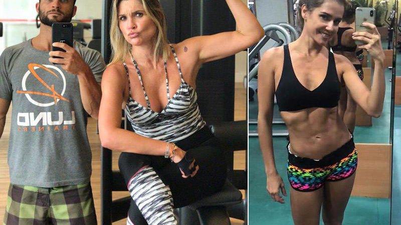 Flávia Alessandra e Deborah Secco treinam com o mesmo personal - Foto: Reprodução/ Instagram
