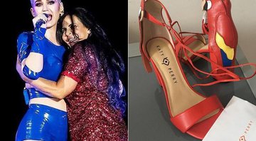 Gretchen ganhou sapato de Arara de Katy Perry - Foto: Reprodução/ Instagram