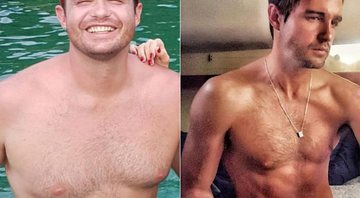 Max Fercondini mostra antes e depois e explica que o corpo é o resultado da mudança de hábitos - Foto: Reprodução/ Instagram
