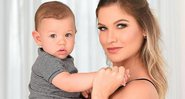 Andressa Suita exibe a barriguinha da 2ª gravidez em ensaio com o filho Gabriel - Foto: Reprodução/ Instagram /@uniquefotosbykaritha