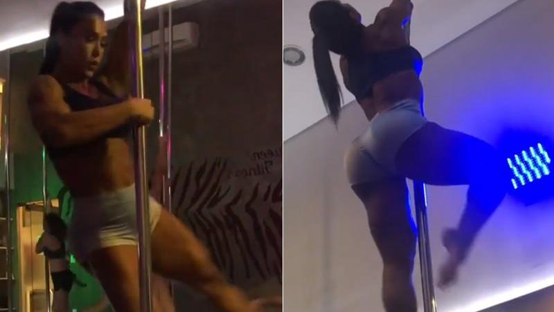 Gracyanne Barbosa exibe avanço no pole dance - Foto: Reprodução/ Instagram