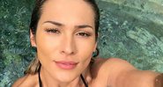 Lívia Andrade ficou encantada com as piscinas de Pamukkale, na Turquia - Foto: Reprodução/ Instagram