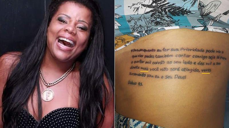 Tati Quebra Barraco diz que está tranquila e que arrumará erro em tatuagem - Foto: Reprodução/ Instagram