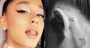 Ariana Grande tatuou uma abelha para homenagear as vítimas do atentado de Manchester - Foto: Reprodução/ Instagram