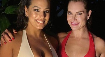 Ashley Graham e Brooke Shields nos bastidores da nova campanha da Swimsuits for All - Foto: Reprodução/ Instagram