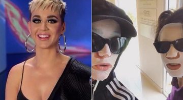 Katy Perry compartilhou vídeo em que ela e a mãe, Mary, aparecem com máscaras faciais - Foto: Reprodução/ Instagram