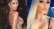 Kim Kardashian platinou os cabelos para comemorar os quatro anos de casamento com Kanye West - Foto: Reprodução/ Instagram