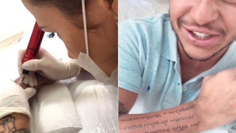 Thammy Miranda exibe sua mais nova tatuagem - Foto: Reprodução/ Instagram