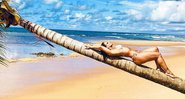 Viviane Araújo na praia de Taipu de Fora - Foto: Reprodução/ Instagram