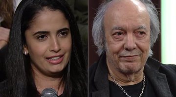 Casados há 2 anos, Fernanda Passos e Erasmo Carlos falaram sobre o relacionamento no Conversa com Bial - Foto: TV Globo