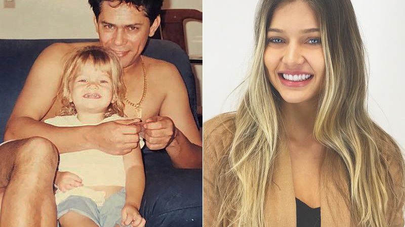 Lyandra Costa (à direita) compartilhou foto antiga e homenageou o pai em seu Instagram - Foto: Reprodução/ Instagram