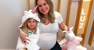 Mariana Bridi com a filha mais velha, Aurora, de 3 anos e 7 meses - Foto: Reprodução/ Instagram