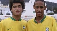 Bruno Gagliasso compartilhou foto antiga de Philippe Coutinho e Neymar - Foto: Reprodução/ Instagram