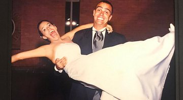Tadeu Schmidt mostrou fotos do casamento com Ana Cristina Schmidt, em 1998 - Foto: Reprodução/ Instagram