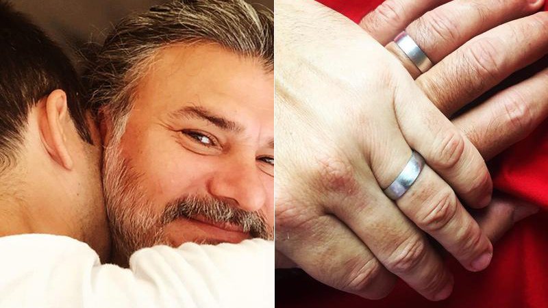 Leonardo Vieira se casou com o companheiro e mostrou alianças na web - Foto: Reprodução/ Instagram