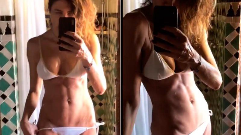 Luciana Gimenez exibiu o corpo esguio durante férias em Ibiza, na Espanha - Foto: Reprodução/ Instagram