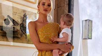 Rosie Huntington-Whiteley com o filho Jack, de 1 ano - Foto: Reprodução/ Instagram
