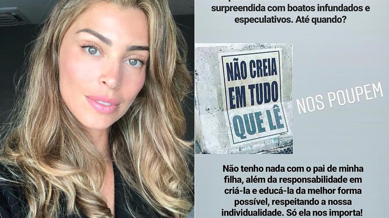 Grazi Massafera ficou irritada com notícia de suposto revival com Cauã - Foto: Reprodução/ Instagram
