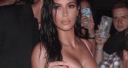 Kim Kardashian exibiu o bumbum em clique feito pelo marido, o rapper Kanye West - Foto: Reprodução/ Twitter