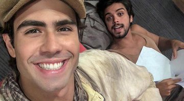 Juliano Laham e Rodrigo Simas são irmãos na novela Orgulho e Paixão - Foto: Reprodução/ Instagram
