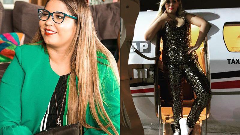 Marília Mendonça antes e depois do processo que a ajudou a eliminar 20 quilos - Foto: Reprodução/ Instagram