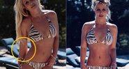 Britney compartilhou foto de biquíni e fãs desconfiaram e Photoshop - Foto: Reprodução/ Instagram
