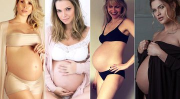Thyane Dantas, Milena Toscano, Ana Claudia Michels e Andressa Suita estão na lista das mamães famosas de 2018 - Foto: Reprodução/ Instagram/ Montagem CENAPOP