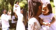 Juliana Alves batizou a filha, Yolanda, e mostrou parte da cerimônia na web - Foto: Reprodução/ Instagram