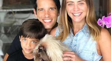 Juliana Silveira com o marido, João Vergara, e o filho Bento - Foto: Reprodução/ Instagram