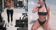 Kim Kardashian contou que malha por 20 minutos para manter a forma - Foto: Reprodução/ Instagram