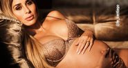 Letícia Santigo posou para um ensaio gestante na reta final da gravidez - Foto: Reprodução/ Instagram/ Jana Vieras