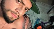 Rodrigo Godoy tatuou o rosto de Preta Gil caracterizada como índia - Foto: Reprodução/ Instagram