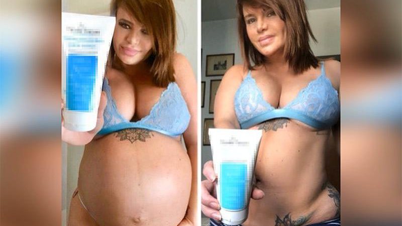 Valentina Francavilla mostrou antes e depois de dar à luz e surpreendeu na web - Foto: Reprodução/ Instagram