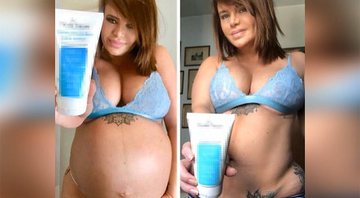 Valentina Francavilla mostrou antes e depois de dar à luz e surpreendeu na web - Foto: Reprodução/ Instagram
