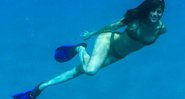Imagem Agatha Moreira posta vídeo de mergulho em Noronha e seguidor elogia: “Sabia que sereia existia”