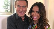 Amaury Jr. arriscou o passo do quadradinho com Anitta - Foto: Reprodução/ Instagram