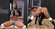 Gracyanne caprichou na sensualidade em aula de Pole Coreográfico e quebrou a internet - Foto: Reprodução/ Instagram