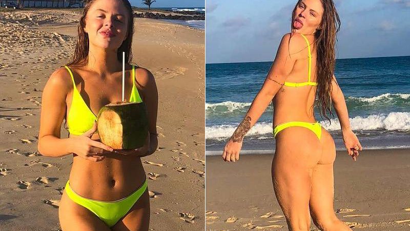 Luísa Sonza exibiu a boa forma em praia de Natal, no Rio Grande do Norte, e ganhou muitos elogios dos fãs - Foto: Reprodução/ Instagram