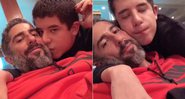 Marcos Mion posou com o filho, Romeo, de 13 anos, e publicou uma linda mensagem na web - Foto: Reprodução/ Instagram