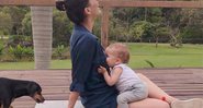 Monica Benini posou amamentando o filho Otto - Foto: Reprodução/ Instagram