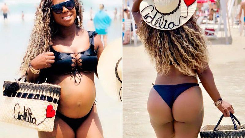 Adélia Soares exibiu frente e verso em dia de praia - Foto: Reprodução/ Instagram